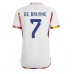Belgien Kevin De Bruyne #7 Replika Borta matchkläder VM 2022 Korta ärmar